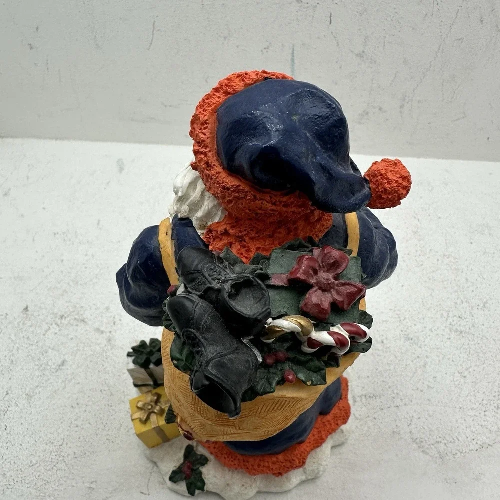 VTG New York Islanders Santa Figurine Memory Company NHL Christmas Decor Y2K 00s